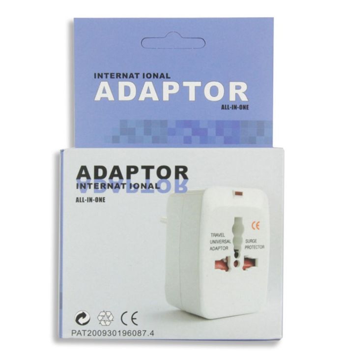 All-In-One International Adapter White